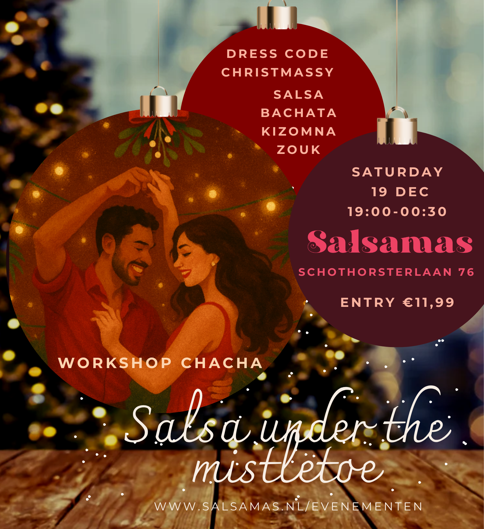 Salsa onder de Mistletoe